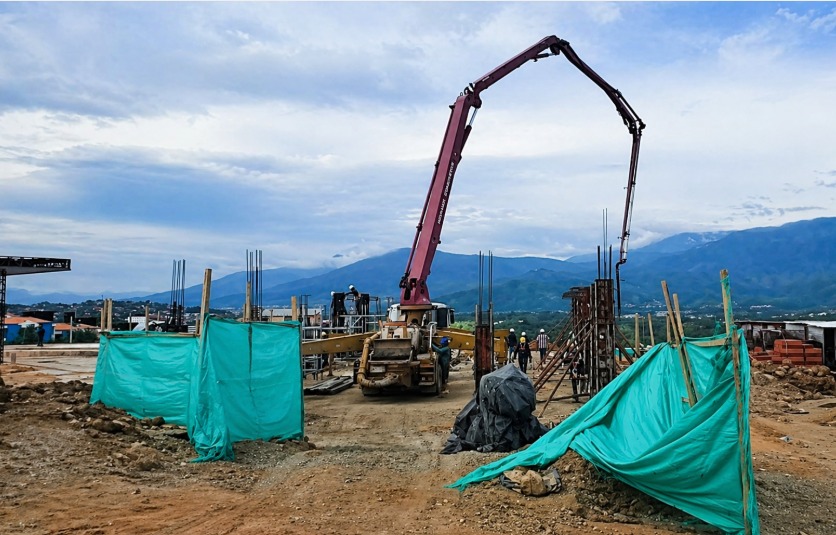 Vaciado de concreto Tienda ARA Lomitas Cúcuta