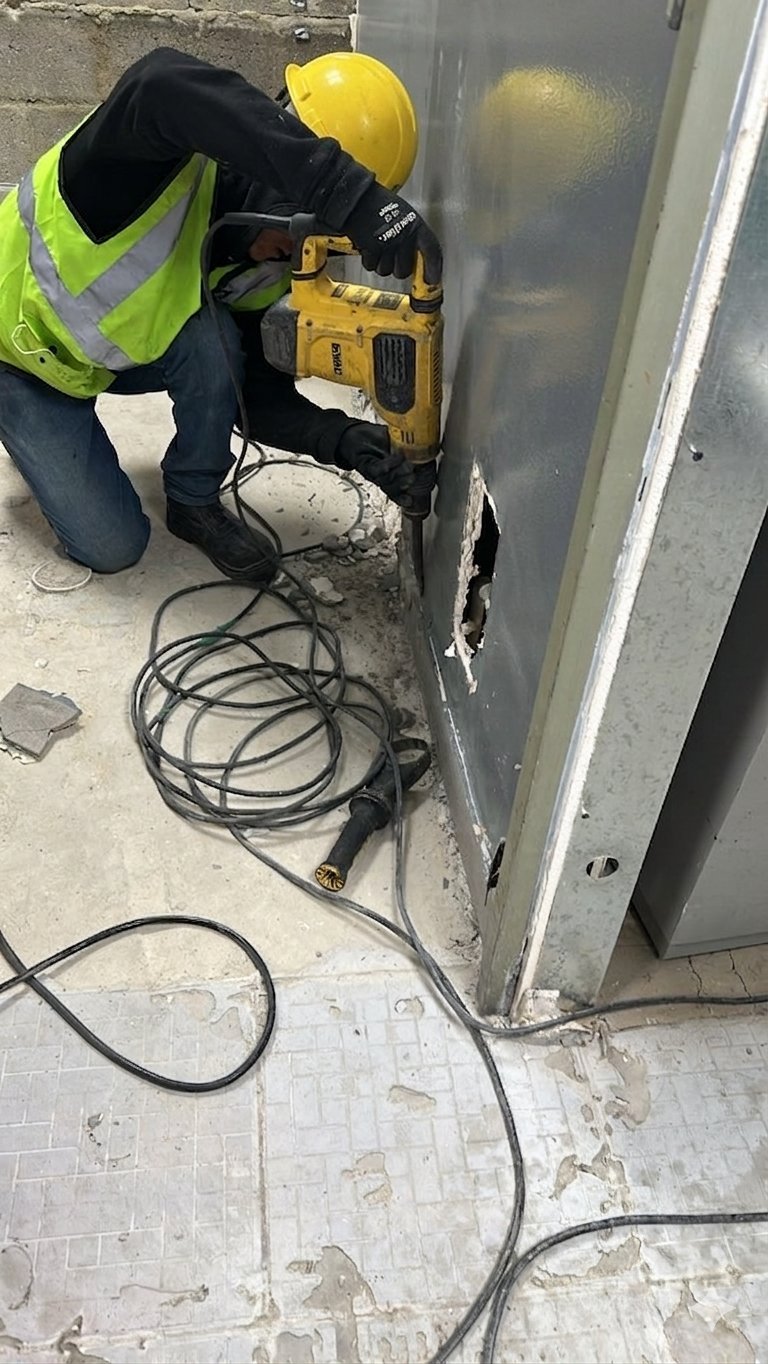 Demolición técnica piso Farmatodo Navarra