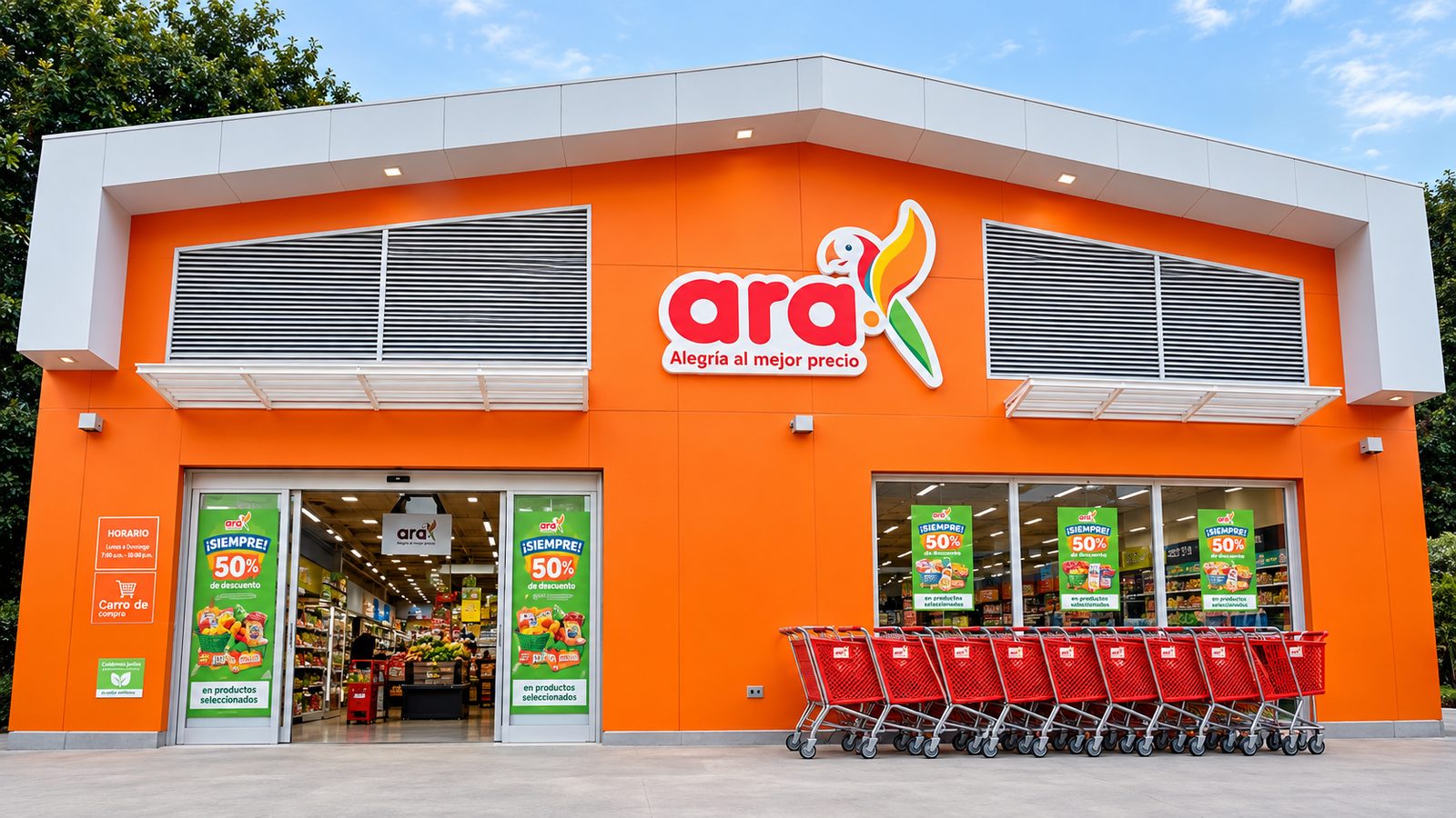 Adecuación y Acabados Comerciales — Tienda ARA La Ceiba
